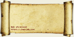 David Nenadović vizit kartica